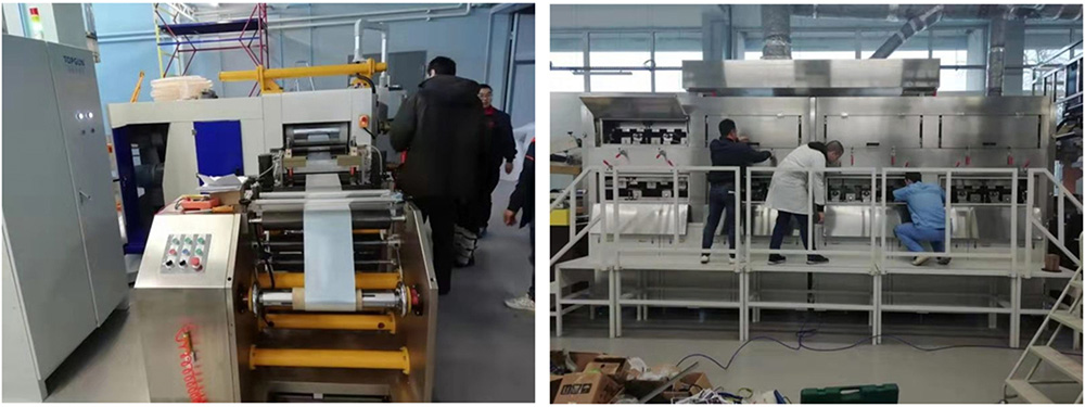 battery electrode rolling press machine