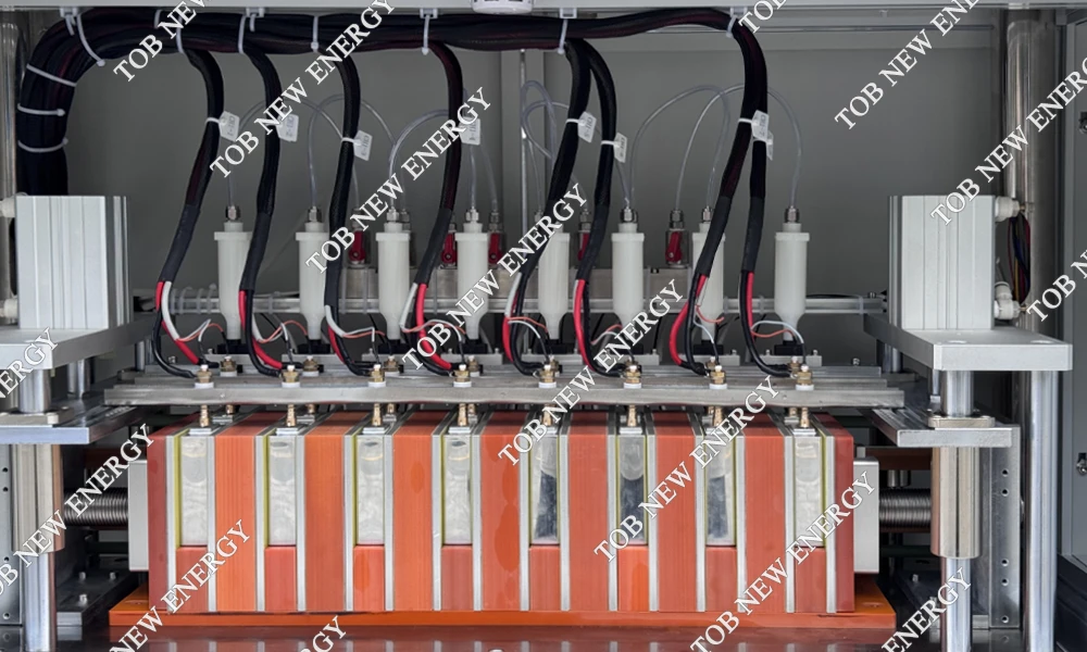 8-Channels Negative Pressure Formation Machine for Prismatic Cell