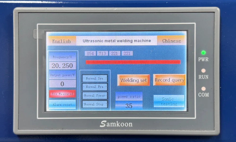 PLC of TOB-20K-4000W 20kHz High-Power Ultrasonic Metal Welding Machine 