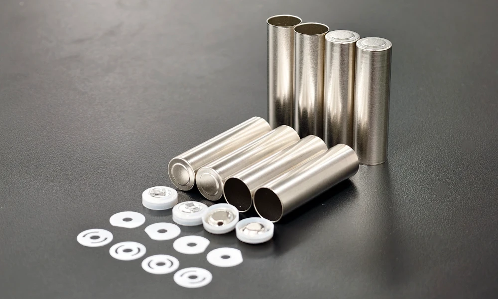 14500 Cylinder Cell Case Kit - case, cap and insulation gaskets