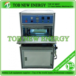 Manual hot pressing shaping machine for lithium battery