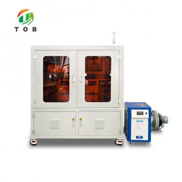 3개의 파이버 레이저 헤드와 서보 언와인딩이 장착된 TOB-F200W-T3 동박 레이저 드릴링기